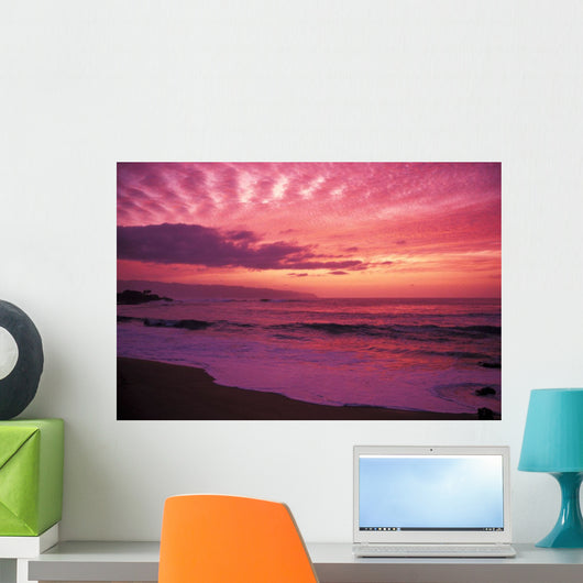 Pink Yellow And Orange Skies Wall Mural