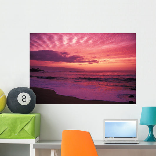 Pink Yellow And Orange Skies Wall Mural