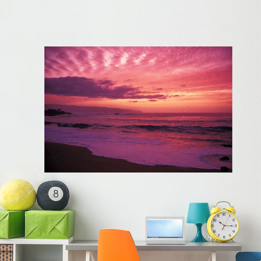 Pink Yellow And Orange Skies Wall Mural