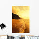 With Foamy Surf And Cliff In Background Wall Mural