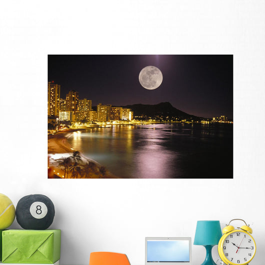 City Lights Wall Mural