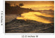 Hawaii, Oahu, North Shore, Sunset View Of Coastline Wall Mural