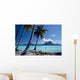 French Polynesia, Tahitian Coast Scene, Lovely Woman In Water Wall Mural