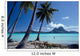 French Polynesia, Tahitian Coast Scene, Lovely Woman In Water Wall Mural