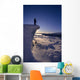 Nordic Skier Stands On Cliff At Sunset B1661 Wall Mural