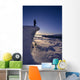 Nordic Skier Stands On Cliff At Sunset B1661 Wall Mural