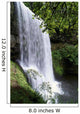 Oregon, Silver Falls State Park, Lower South Falls, B1648 Wall Mural