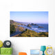 Highway 101 And Pistol River State Park From Cape Sebastian B1644 Wall Mural
