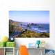 Highway 101 And Pistol River State Park From Cape Sebastian B1644 Wall Mural