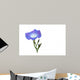 Blaue Blume Wicke