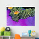 Palau, Anemonefish In Pink Anemone B1952 Wall Mural