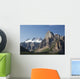 Mountain Peaks With Cliff Face And Blue Sky Wall Mural
