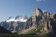 Mountain Peaks With Cliff Face And Blue Sky Wall Mural