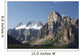 Mountain Peaks With Cliff Face And Blue Sky Wall Mural