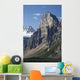 Mountain Peaks With Cliff Face And Blue Sky Wall Mural