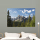 Mountain Vista With Cliff Face And Blue Sky And Clouds Wall Mural