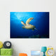 Hawaii, Green Sea Turtle Swims Near Surface B1942 Wall Mural