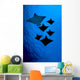 [Dc] Galapagos, Six Spotted Eagle Rays View From Below B1924 Wall Mural