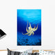 Hawaii, Day Octopus Midwater With Sunburst, Underside B1935 Wall Mural