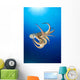 Hawaii, Day Octopus Midwater With Sunburst B1908 Wall Mural