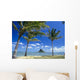 Hawaii, Oahu, Mokoli'i Island Palm Trees, Beach Wall Mural