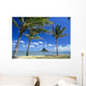 Hawaii, Oahu, Mokoli'i Island Palm Trees, Beach Wall Mural