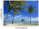 Hawaii, Oahu, Mokoli'i Island Palm Trees, Beach Wall Mural