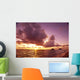 Hawaii, Oahu, Windward Coast, Mokulua Islands At Sunrise B1543 Wall Mural