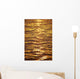 Ocean Texture Ripples At Sunset, Golden Yellow Waters B1447 Wall Mural