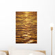 Ocean Texture Ripples At Sunset, Golden Yellow Waters B1447 Wall Mural