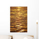 Ocean Texture Ripples At Sunset, Golden Yellow Waters B1447 Wall Mural