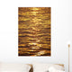 Ocean Texture Ripples At Sunset, Golden Yellow Waters B1447 Wall Mural