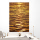 Ocean Texture Ripples At Sunset, Golden Yellow Waters B1447 Wall Mural