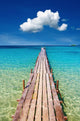 Wooden Pier Kood Island Thailand Wall Mural