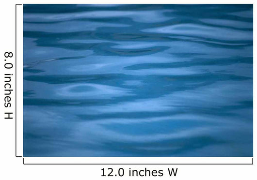 Calm, Tranquil, Turquoise Water Reflections B1472 Wall Mural