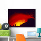 Silhouettes Of Few People Wall Mural