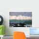 Wave Crashes On Rocky Shoreline, Mist On Wave B1445 Wall Mural