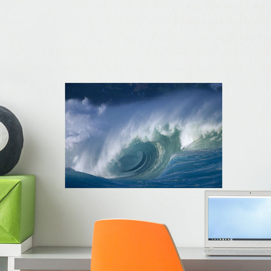 Hawaii, Oahu, Aimee Shore Break, Big Waves B1474 Wall Mural