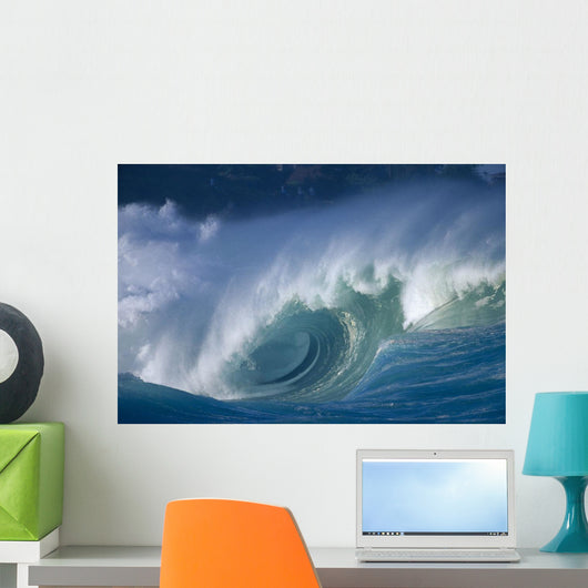 Hawaii, Oahu, Aimee Shore Break, Big Waves B1474 Wall Mural