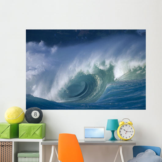 Hawaii, Oahu, Aimee Shore Break, Big Waves B1474 Wall Mural