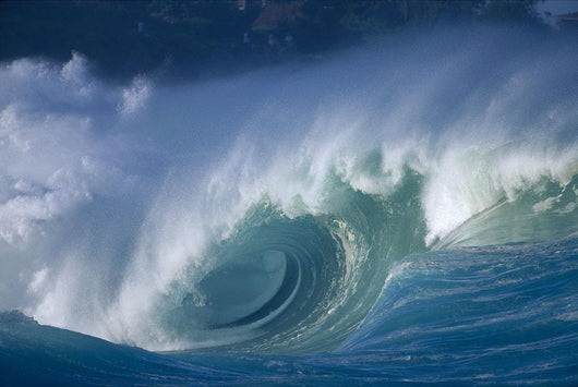 Hawaii, Oahu, Aimee Shore Break, Big Waves B1474 Wall Mural