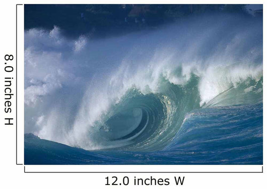 Hawaii, Oahu, Aimee Shore Break, Big Waves B1474 Wall Mural