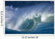 Hawaii, Oahu, Aimee Shore Break, Big Waves B1474 Wall Mural