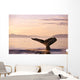 Alaska, Frederick Sound, Humpback Whale Fluke At Sunset B1988 Wall Mural