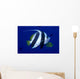 Hawaii, Pennant Butterflyfish Side View B1937 Wall Mural