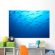 Hawaiian Reef Fish Silhouetted At Surface With Sunburst B1939 Wall Mural