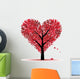 Valentine Tree Love Leaf From Hearts Wall Decal