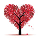 Valentine Tree Love Leaf From Hearts Wall Decal