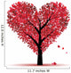 Valentine Tree Love Leaf From Hearts Wall Decal