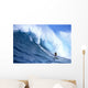In Front Of Large Wave Wall Mural
